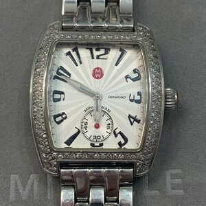 Michele Mini Urban Watch with Diamond Bezel
